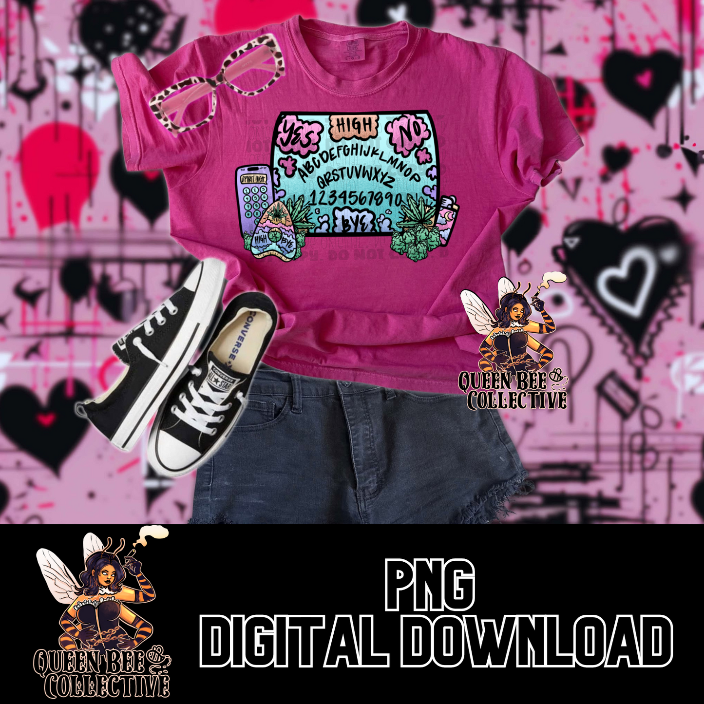 Witchy High Vibes Digital Download | PNG File