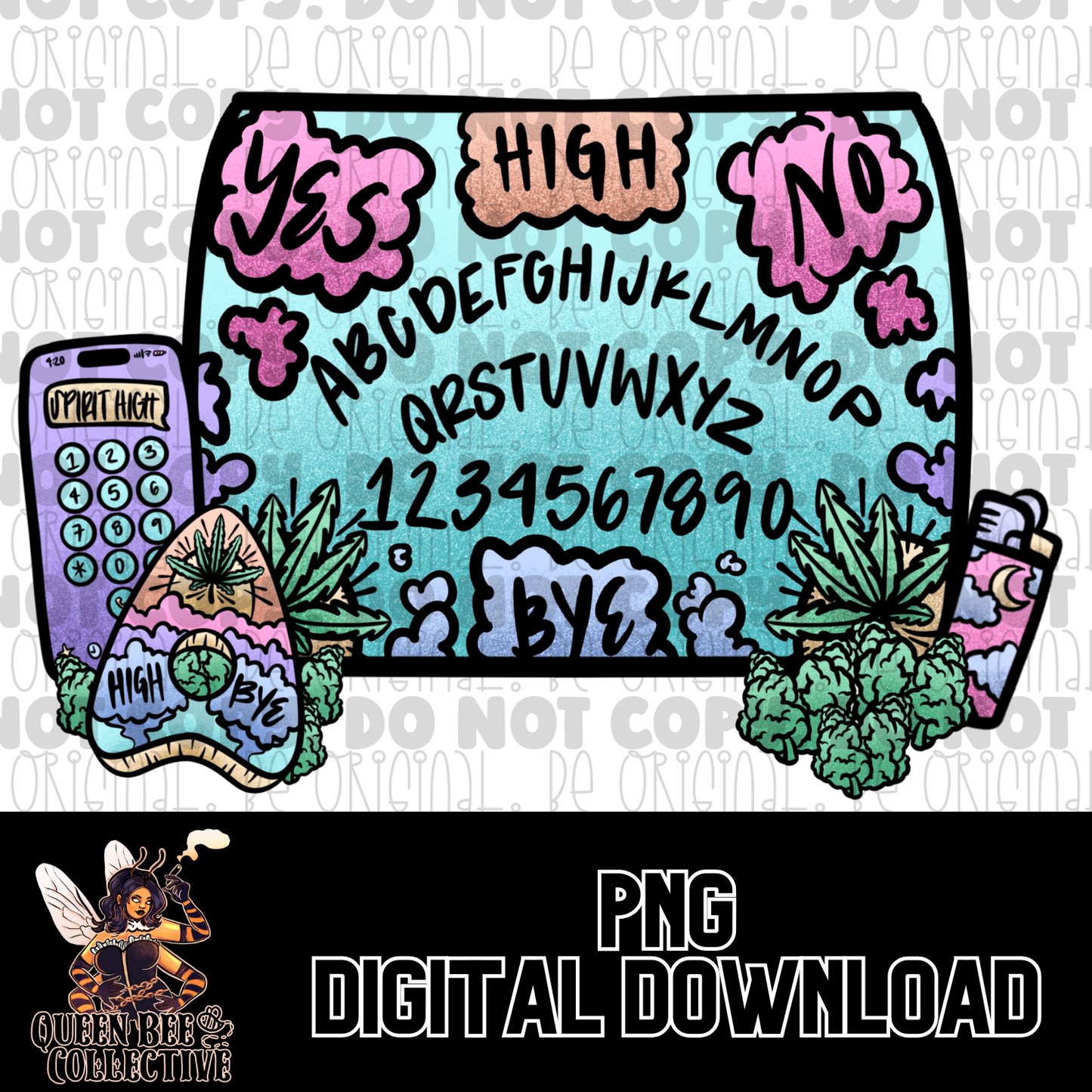 Witchy High Vibes Digital Download | PNG File