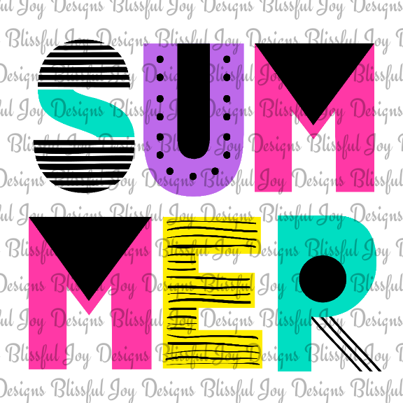 Summer - Sublimation Transfer