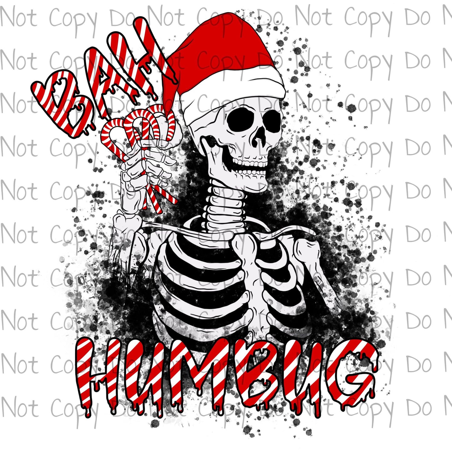 Bah Humbug - Sublimation Transfer