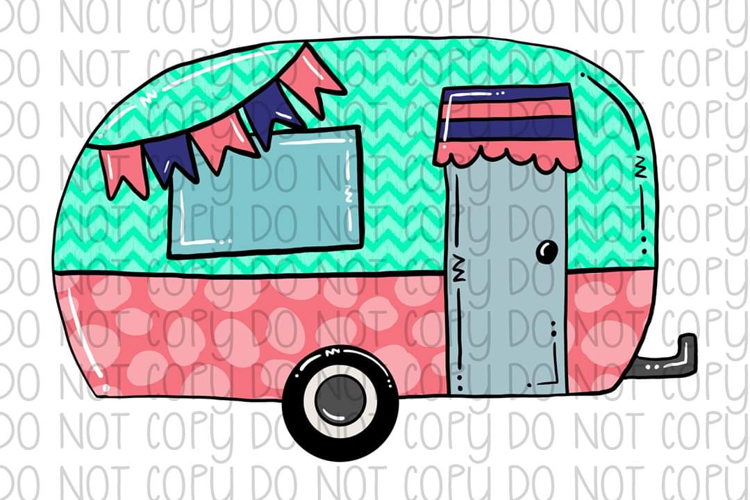 RV Camper - Sublimation Transfer