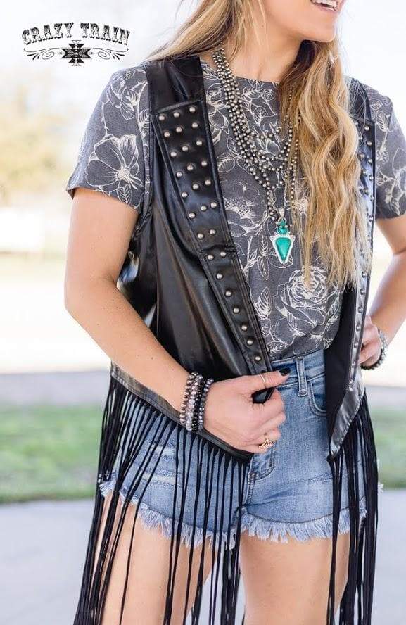 Crazy Train - Tilly Tuxedo Duster ** Black