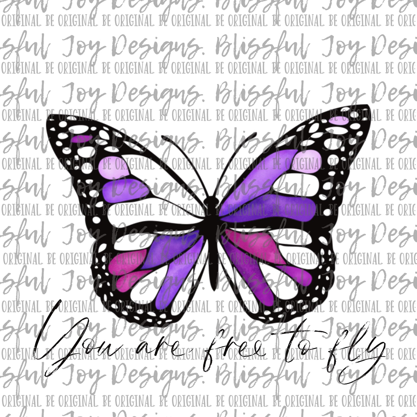 You are free to fly - Sublimation Transfer