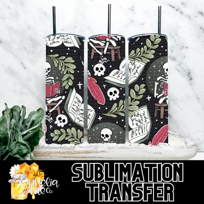 Book Skeleton - Sublimation Transfer
