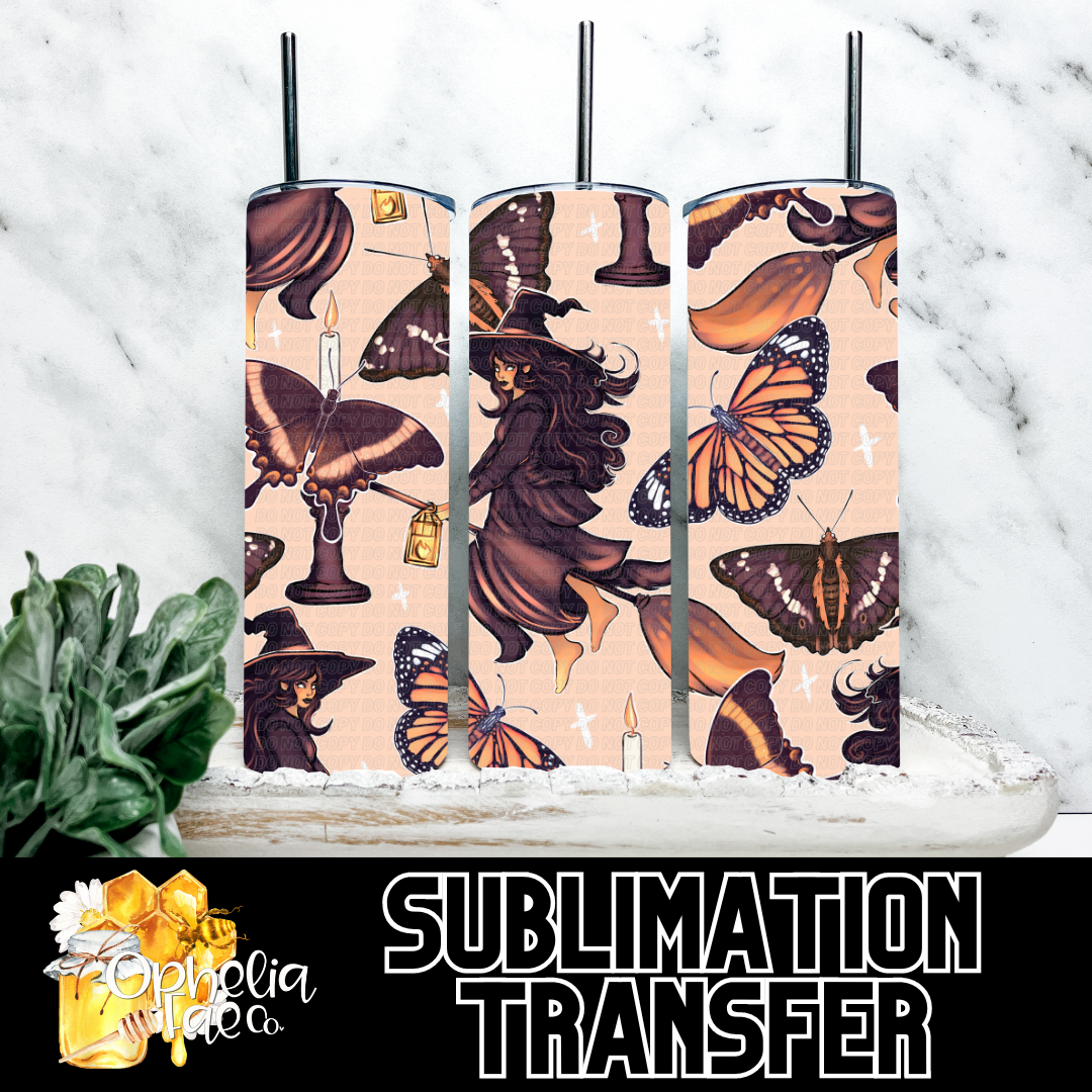 Broomstick Witch - Sublimation Transfer