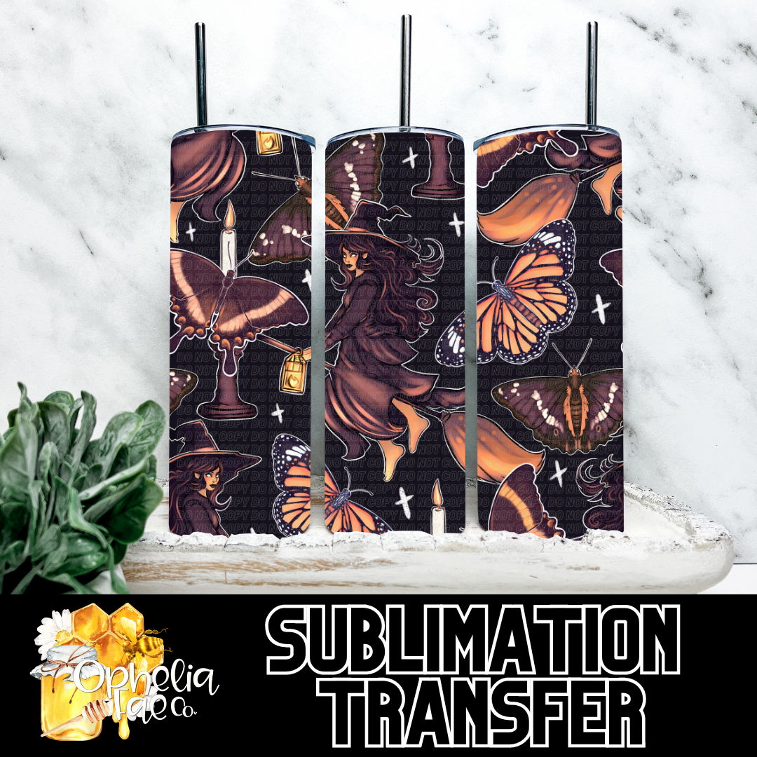 Broomstick Witch - Sublimation Transfer