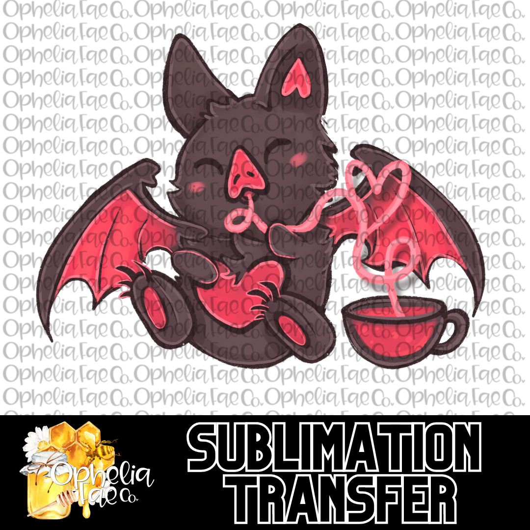 Bat - Sublimation Transfer