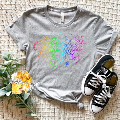 Rainbow Straight No Hate T-Shirt
