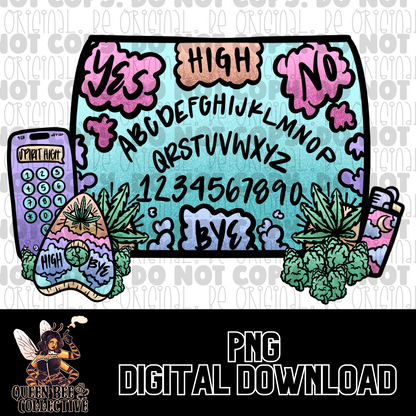 Witchy High Vibes Digital Download | PNG File