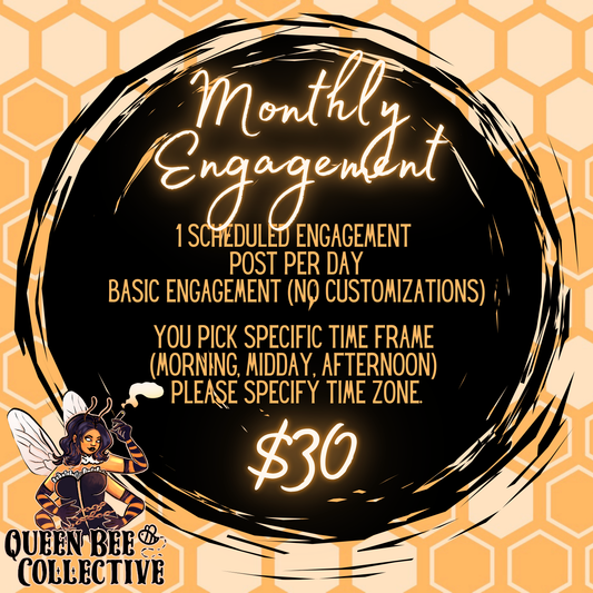 Monthly Engagement FB Group Posts