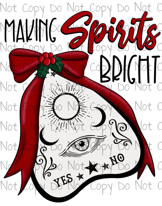 Making Spirits Bright - Sublimation Transfer