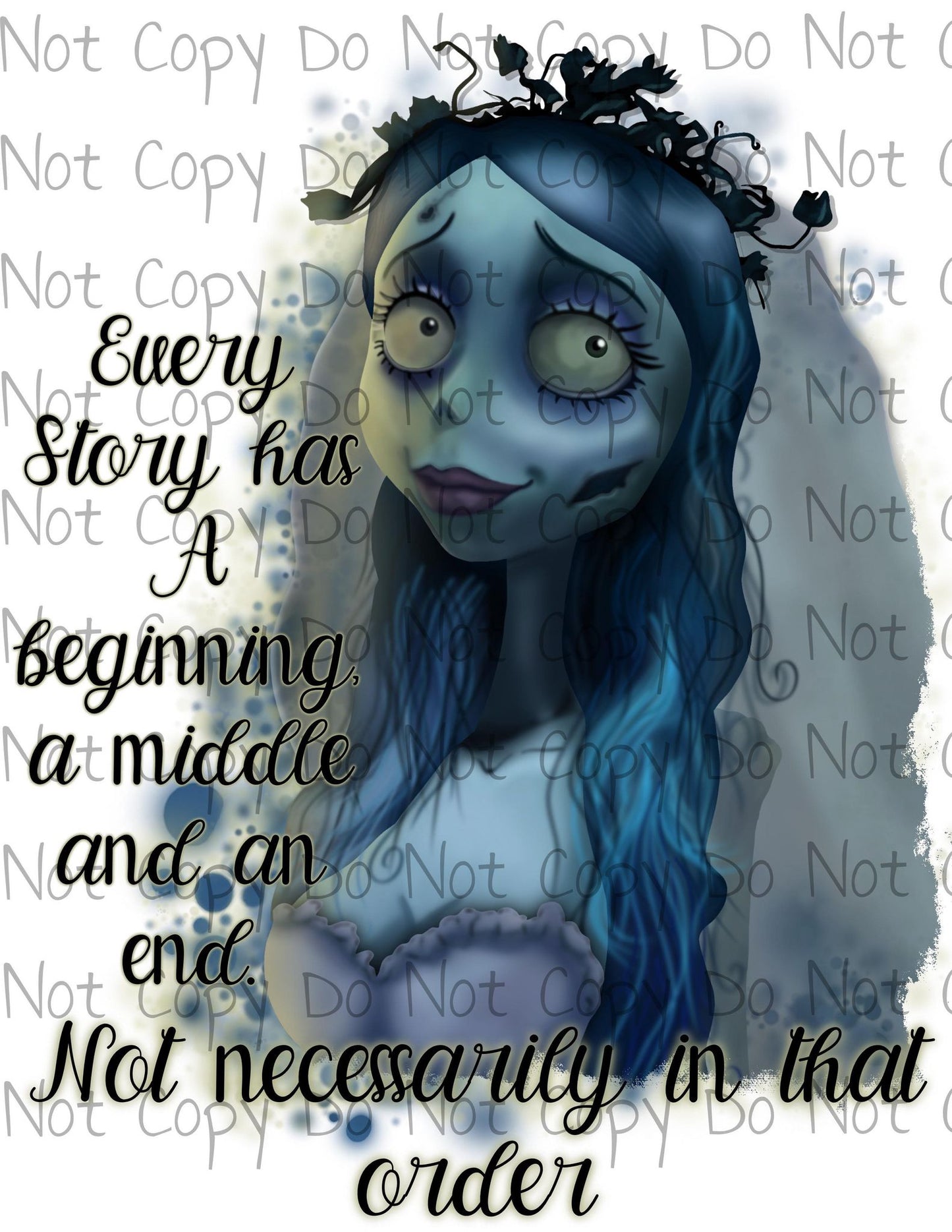 Corpse Bride - Sublimation Transfer