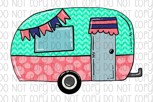 RV Camper  - Sublimation Transfer