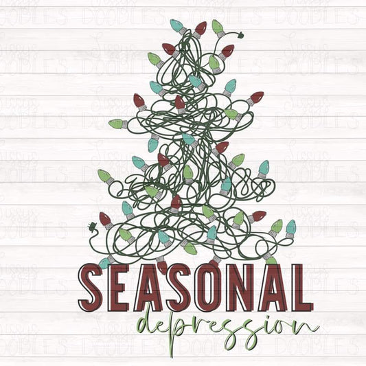 Seasonal Depression - Sublimation Transfer
